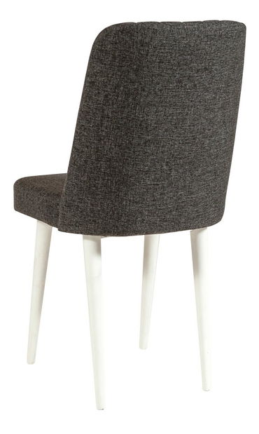 Set mobilier sufragerie Vlasta 2 (alb + antracit) (pentru 6 persoane)