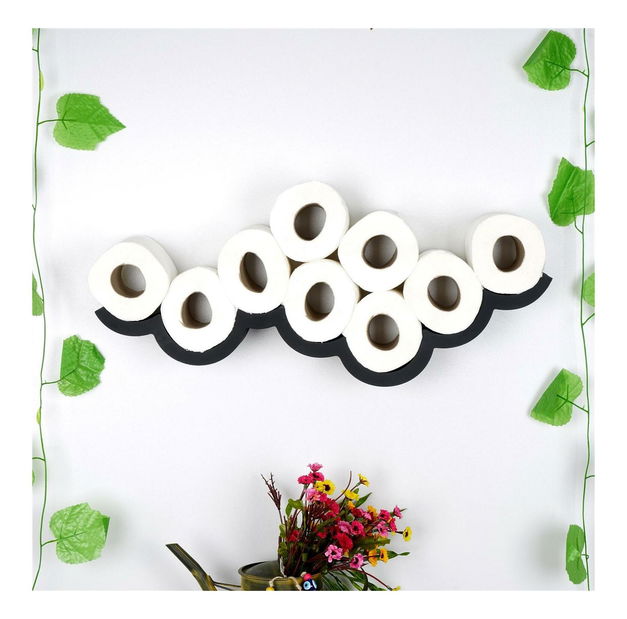 Držiak na toaletný papier Dotobi 2 (čierna) 