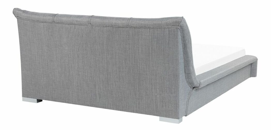 Manželská posteľ 160 cm NICE (s roštom) (sivá)