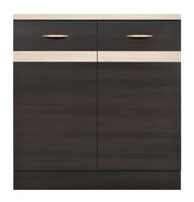Dolná kuchynská skrinka BRW Junona line D2D/80/82 (Wenge + Dub sonoma)