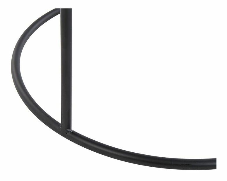 Jedálenský stôl MALAN (biela + čierna) (pre 6 osôb)