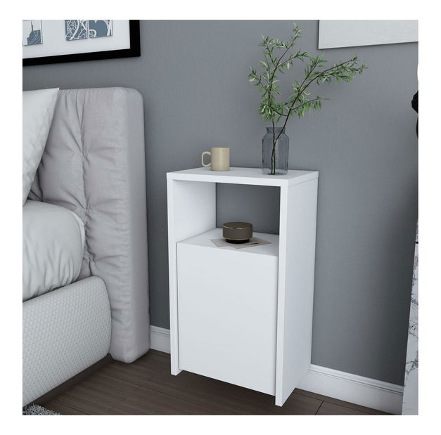 Noptieră suspendată Cerlono (alb)