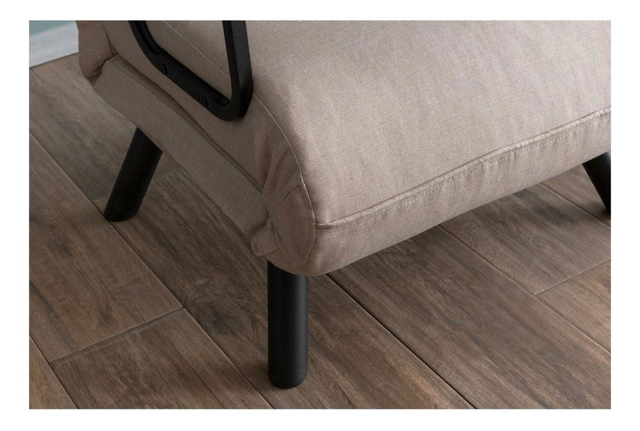 Fotoliu extensibil Sandy (crem)