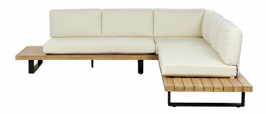 Set mobilier de grădină Mykza (lemn deschis)