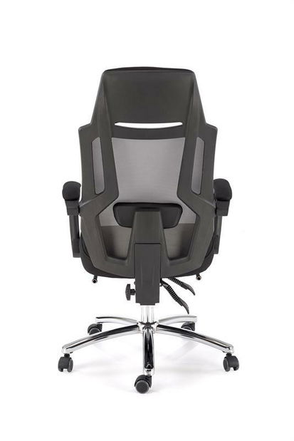 Fotoliu de birou Fareet (Gri închis + Negru)