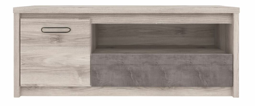 Masă TV/ Dulap JESS (castan nairobi + onyx)