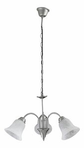 Luster Francesca 7363 (saten krom + rižino kameno staklo)