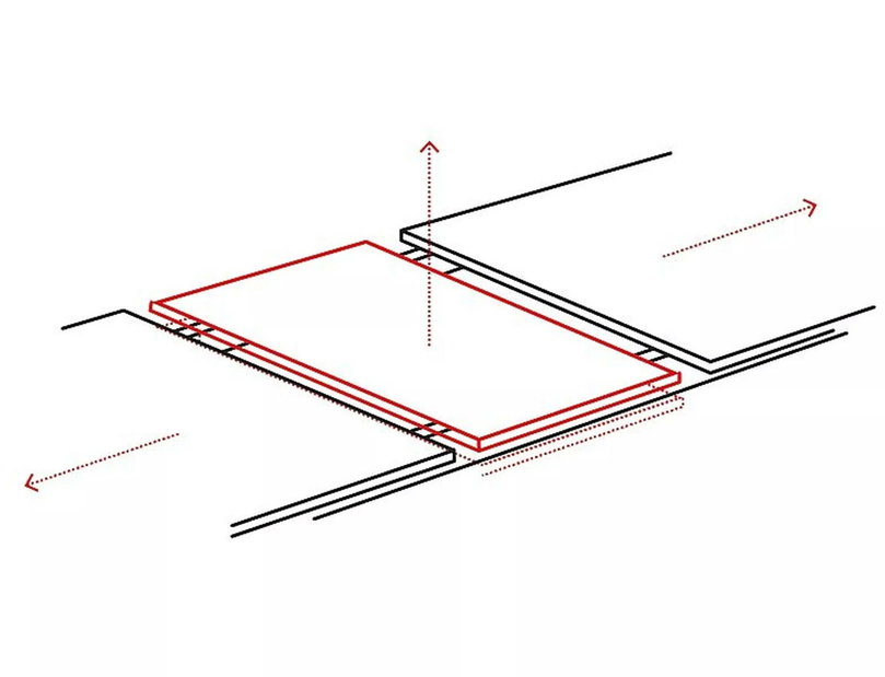 Rozkladací jedálenský stôl 180-240 cm Danyell (sivá + orech) (pre 8 a viac osôb)