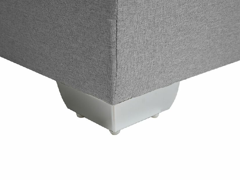 Manželská posteľ Boxspring 160 cm CONSOLE (s roštom a matracom) (sivá)