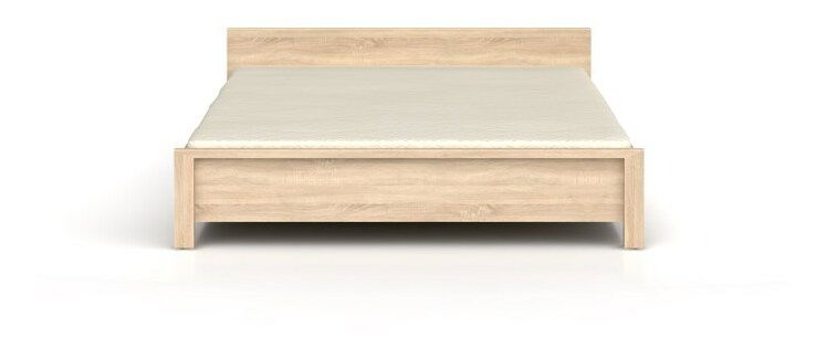 Manželská posteľ BRW Karet LOZ/160 (dub sonoma)