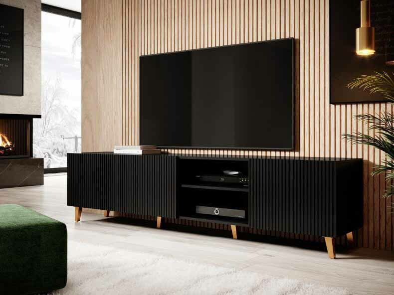 TV asztal Pallea (fekete)