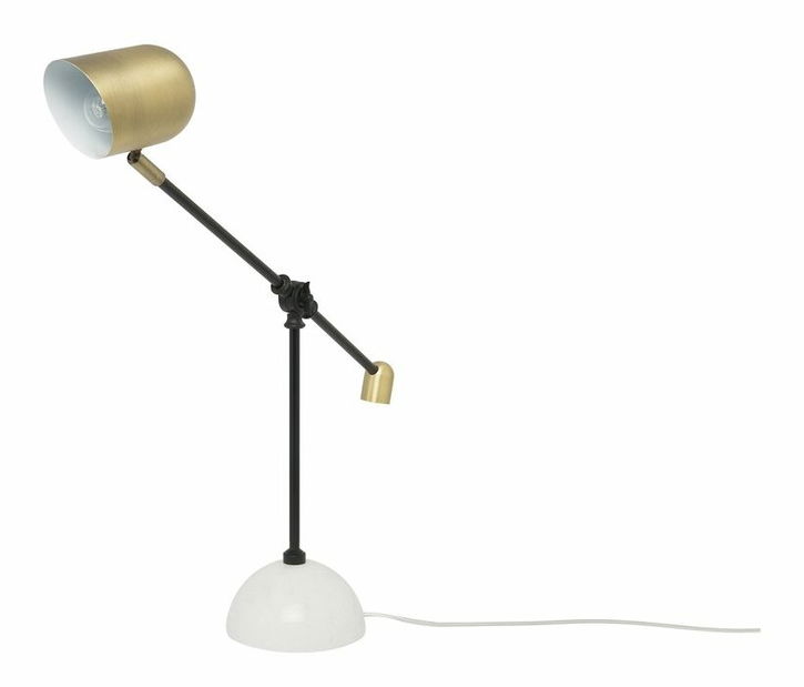 Stolná lampa Nadiad (biela)