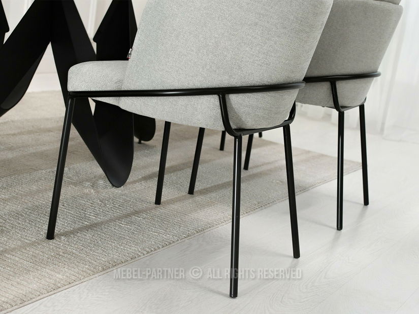 Scaun Conor (gri + negru)