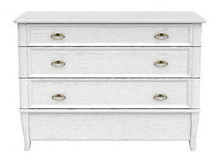 Komoda BRW Orland KOM4S/120 (Dub bielený)