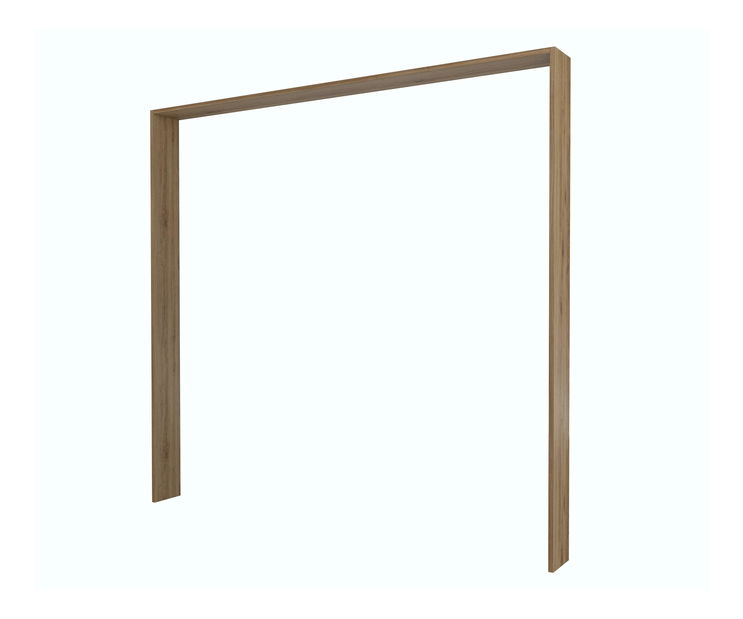 Okvir za ormar za garderobu Verdeene L (hrast + bež) *rasprodaja