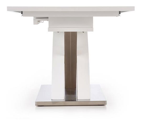 Jedálenský stôl Sandor 1 (biely lesklý) (pre 6 až 8 osôb)