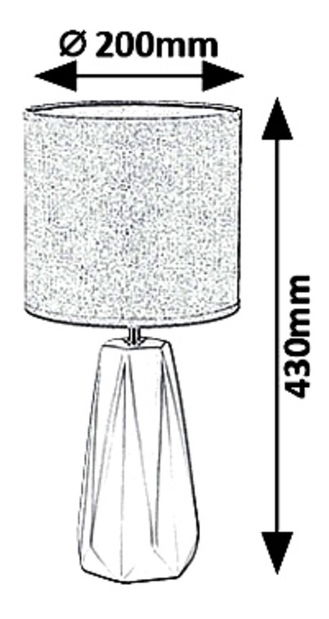 Stolová lampa Amiel 5703 (zelená)