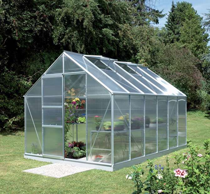 Stil clasic Greenhouse Neptune 9900 (policarbonat + aluminiu anodizat)