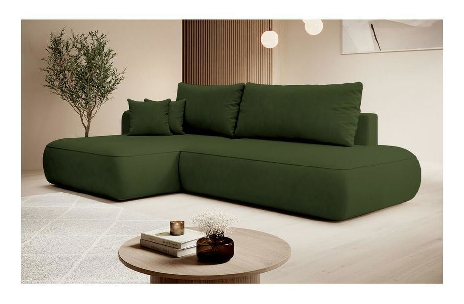 Kutna garnitura Fergie (L) (zelena + crna)