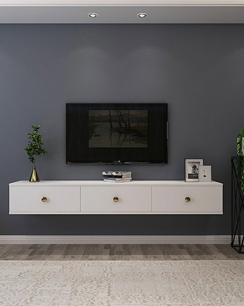 TV stolík/skrinka Zulia (biela)