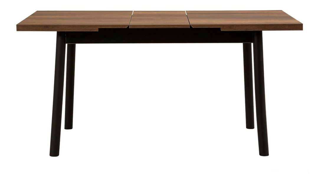 Set mobilier sufragerie Duvasa 23 (negru) (pentru 4 persoane)