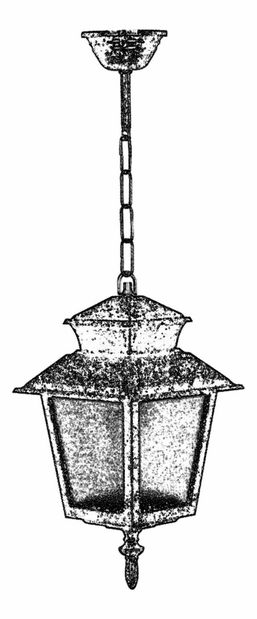 Kültéri csillár Denial (barna)