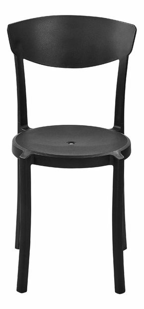 Set blagovaonskih stolica (8 kom.) Valkyrja (crna) 