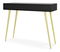 Fésülködőasztal Biel B4  (fekete + arany)