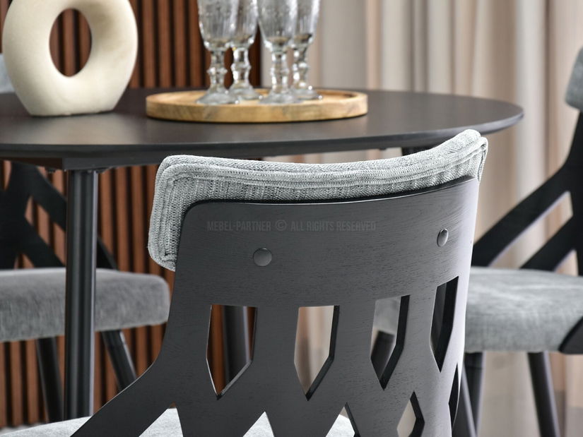 Szék Crab (fekete szürke + fekete)