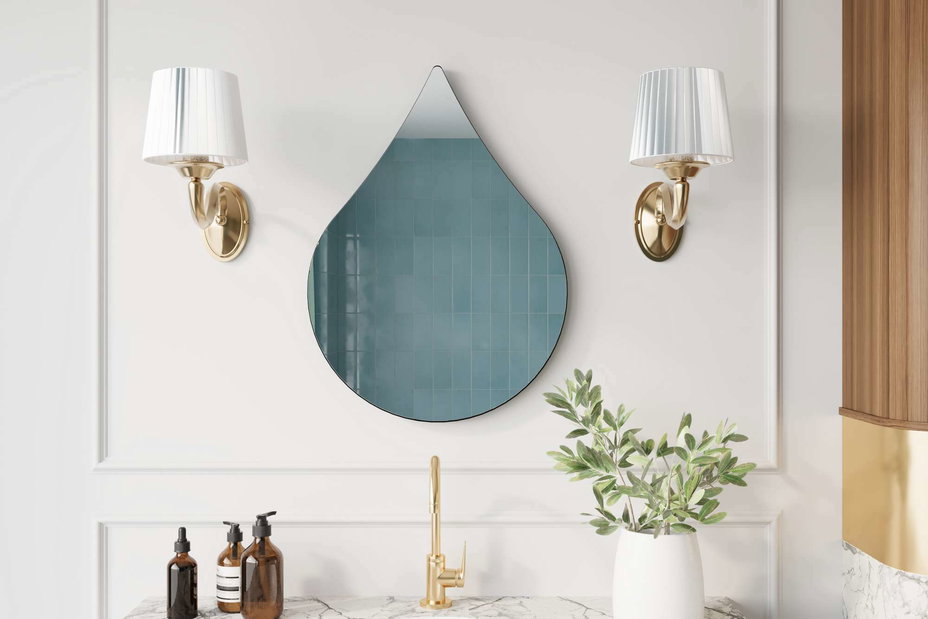 Zrkadlo Dami (čierna)