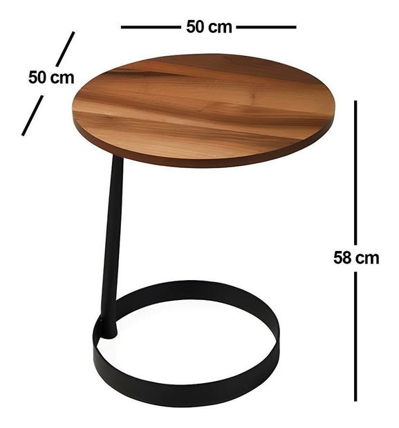 Pomoćni stolić Luvipi (orah)