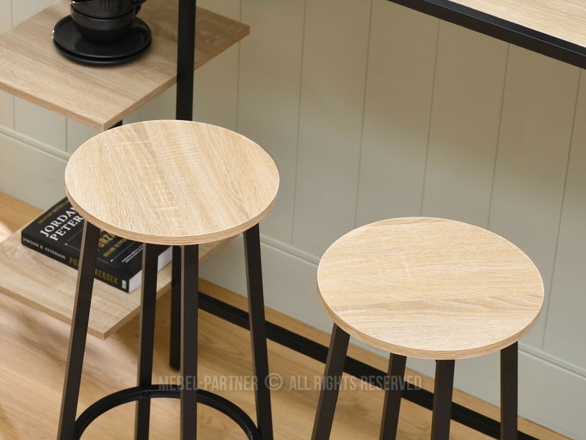 Barska stolica Boredom (crna)