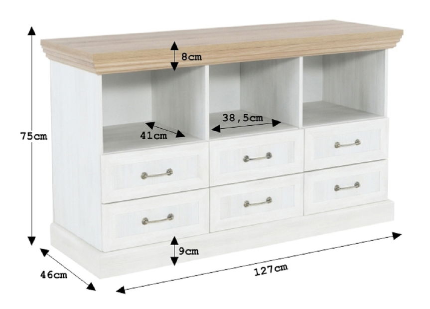 TV stolík/skrinka Regnar RS