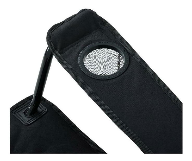 Scaun pentru camping Futo (Negru + Gri)