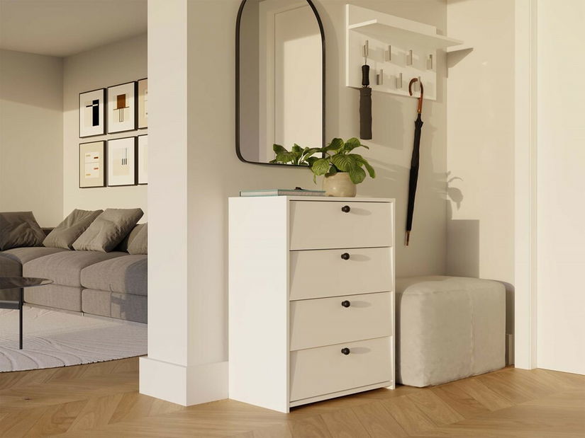 Botník (skrinka na topánky) Lentos 1 (biela)