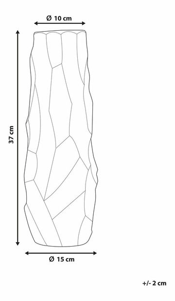 Váza Zachary (zlatá) 