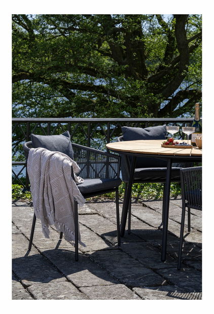 Záhradná stolička Seravina (tmavosivá)