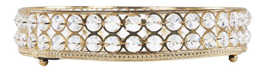 Kerek tálca Vantin (arany) 