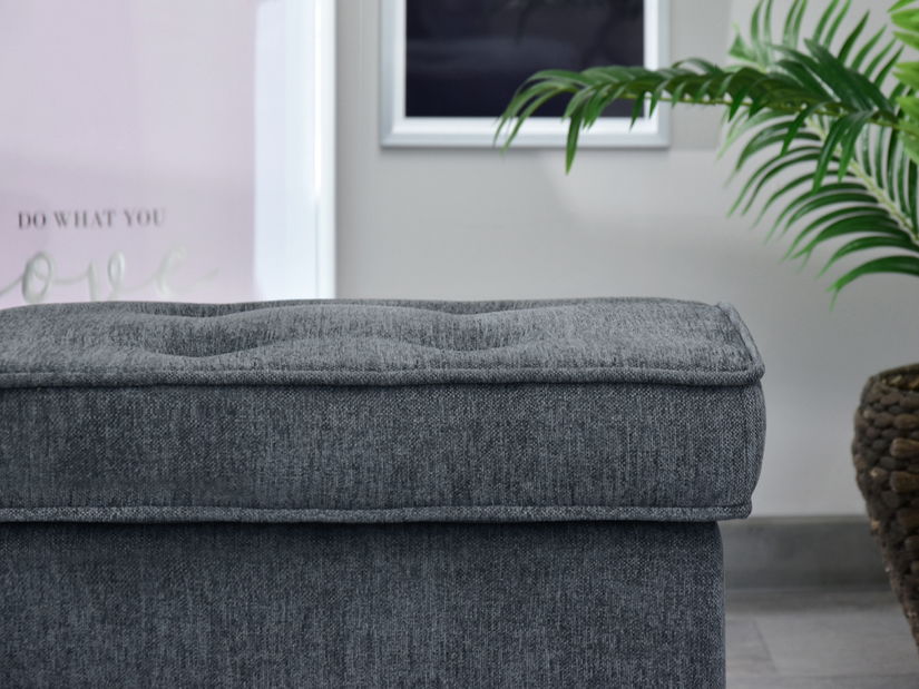 Taburetka Muriera (grafitová + čierna)