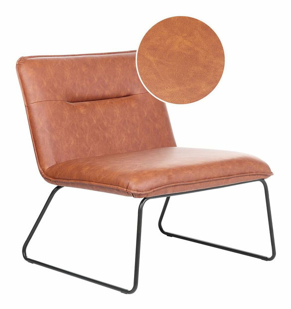 Fotelja Cyrilla (smeđa)