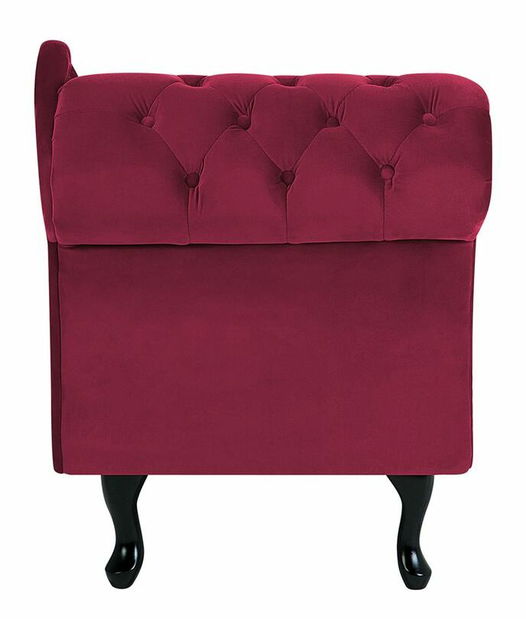 Pihenő fotel Nili (sötétpiros) (B)