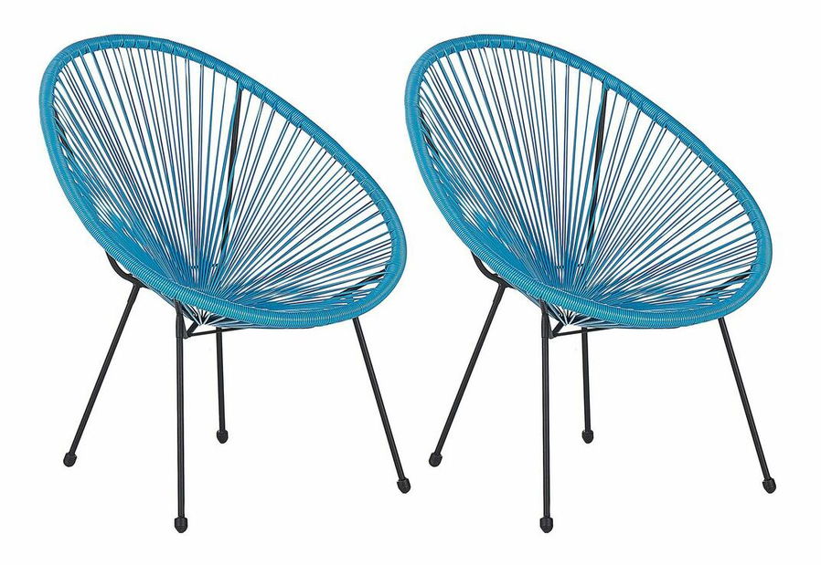 Set vrtnih stolica (2 kom.) Alvarez II (plava)