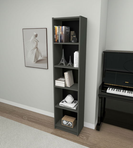 Regál Fredericca (tmavosivá)