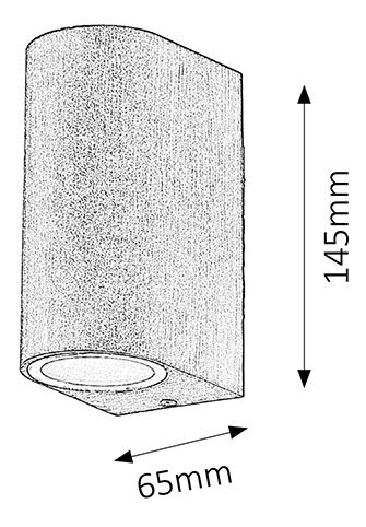 Iluminat pentru exterior Chile 8019 (antic maro)