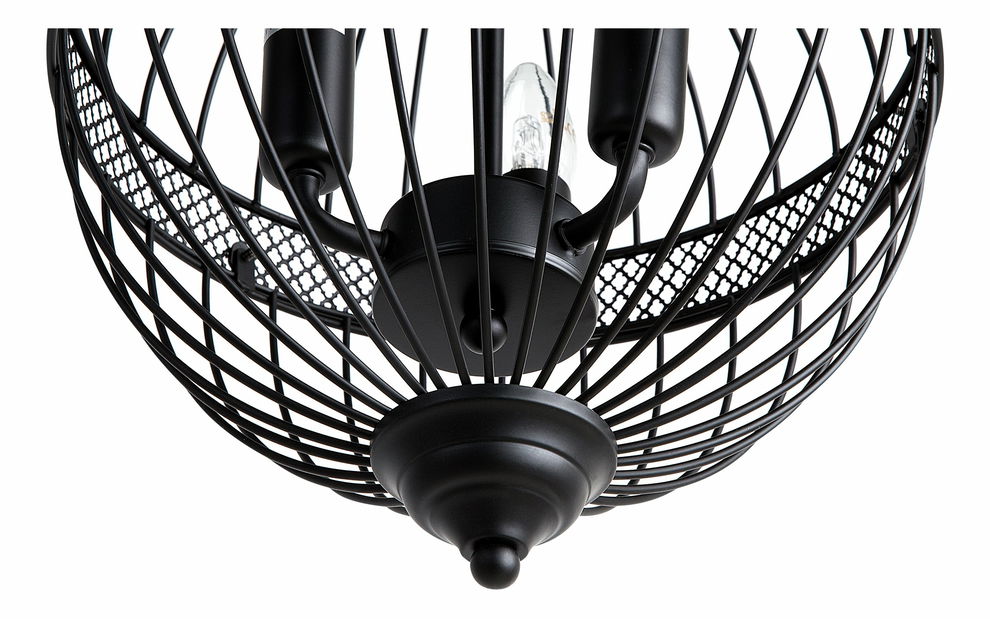 Lampă cu pandantiv Henty (negru)