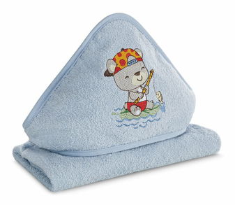 Set ručnika 70x140 cm Bambino 29 (3 kom) (nebesko plava)