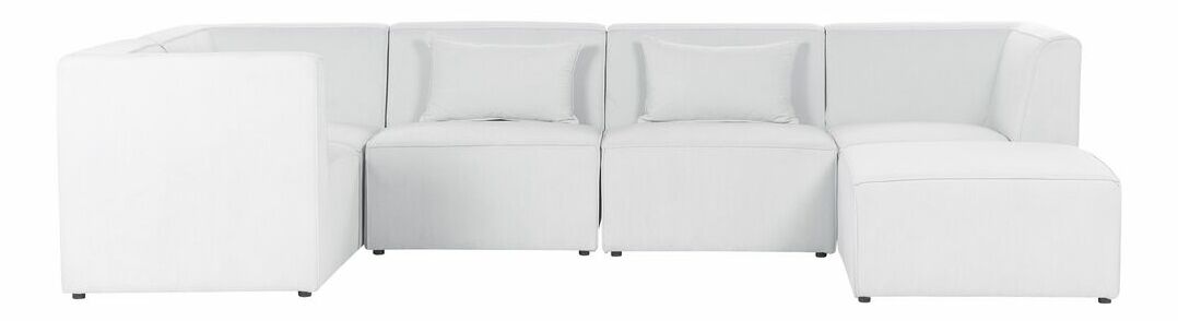 Colțar cu taburete Lemia (alb) (D)