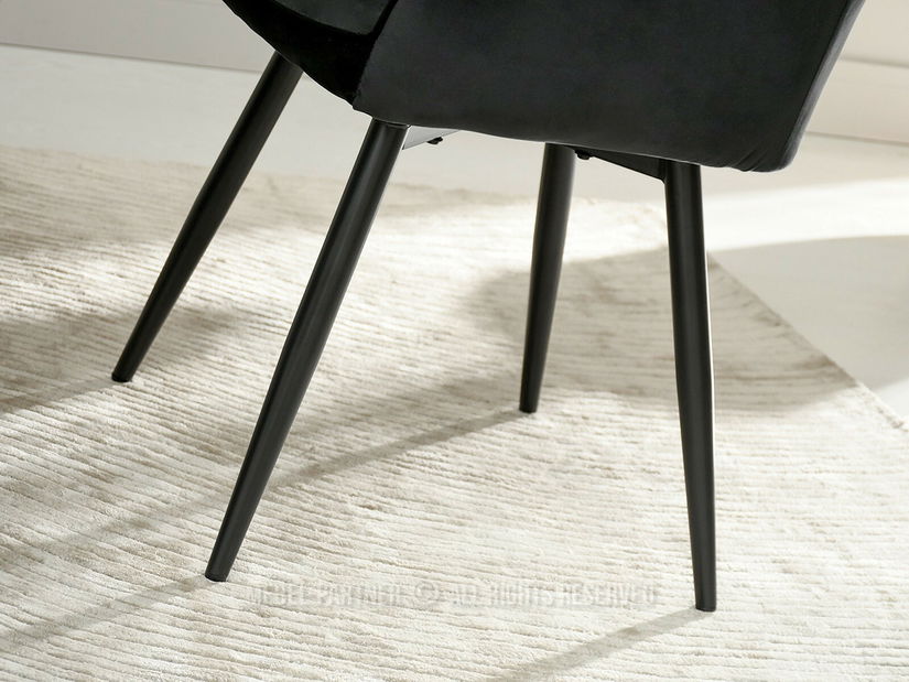 Scaun sufragerie Banistas (negru)