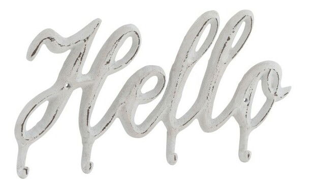 Doplnok do domácnosti Jolipa Vešiak na kabáty Natural White Forest (33x3x17cm) (Biela)