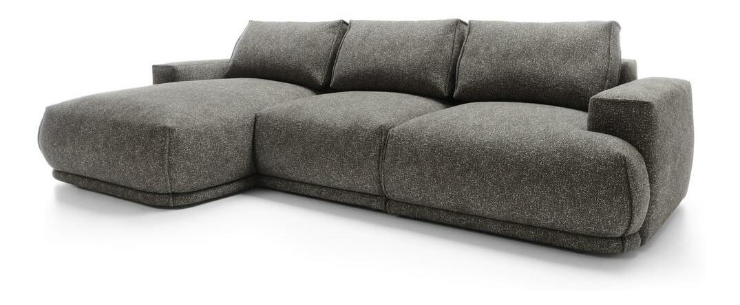 Sarokkanapé Dita (B) (szürke + fekete) 